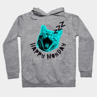 Happy Monday Sleepy Cat Hoodie